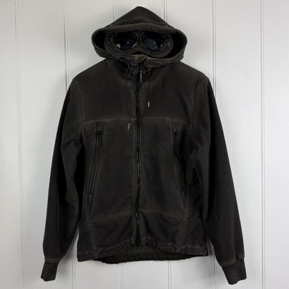 C.P. Company Goggle Jacket Re-Colour Black (S/M) | Small, Multicoloured