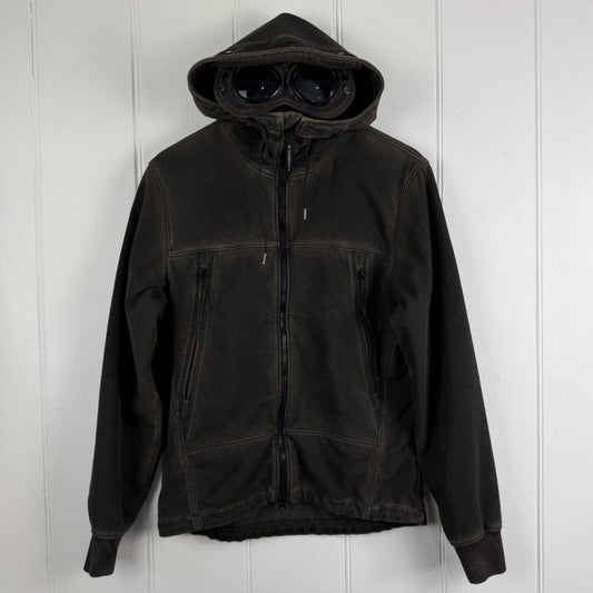 C.P. Company Goggle Jacket Re-Colour Black (S/M) | Small, Multicoloured