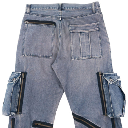 Vintage 2000s PPFM Convertible Zip Denim Jeans Size W32