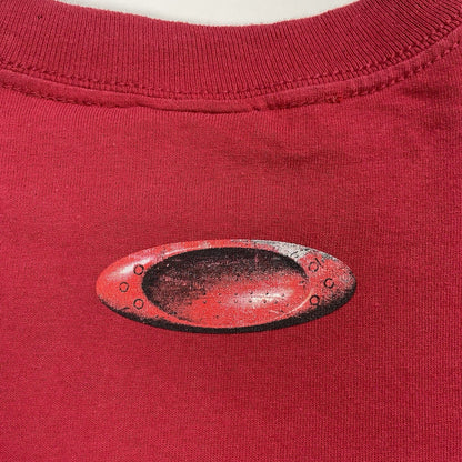 Vintage Oakley T-Shirt Brain Case Fuel Dump, Size Small | Oakley, Red