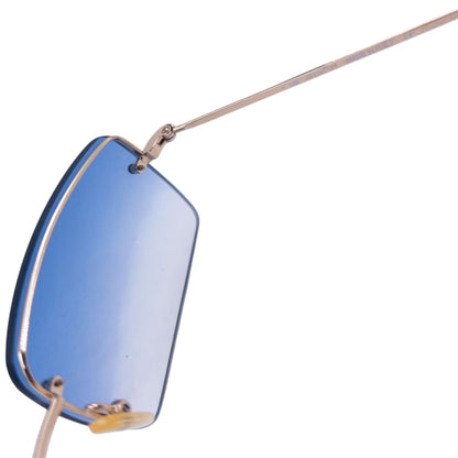 Vintage 2000s Gucci Rimless Sunglasses | O/S, Blue