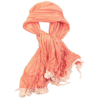 Vintage 90s Issey Miyake Pleated Crinkle Scarf | O/S, Pink