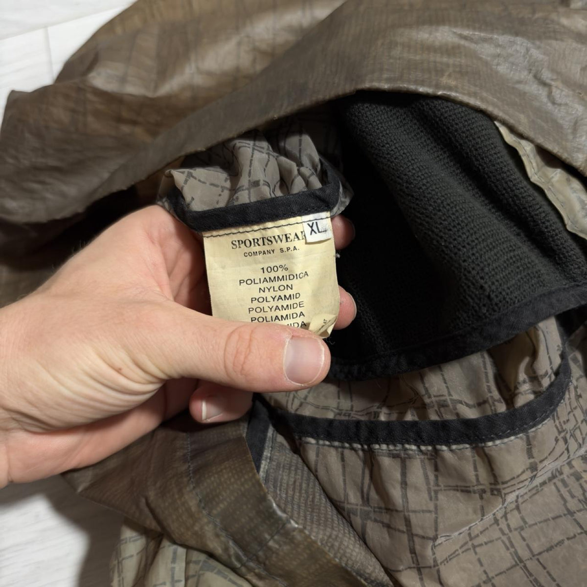 Stone Island S/S 2000 Heat Reactive Paul Harvey Jacket | XL, Olive