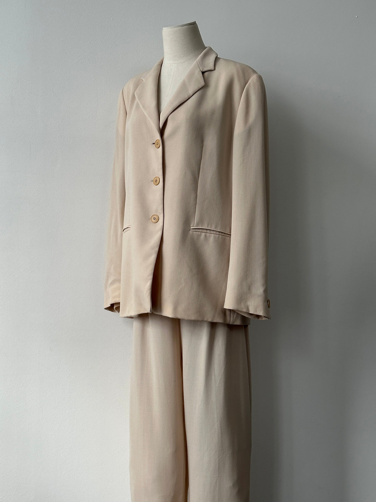 Mani 1990s Pure Wool Single Breasted Suit - L/W30