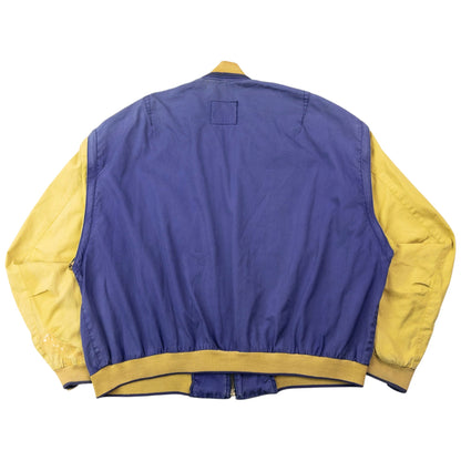 Vintage 80s CP Company Zip Off Sleeve Bomber Jacket Size M | Medium, Purple