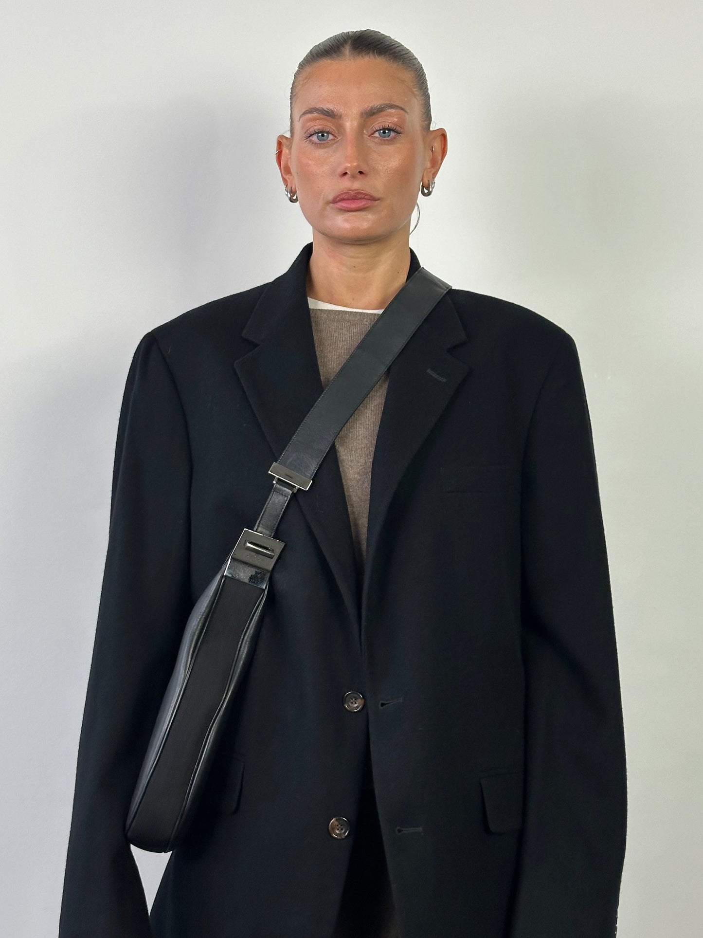 Vintage Pure Cashmere Single Breasted Blazer - XL