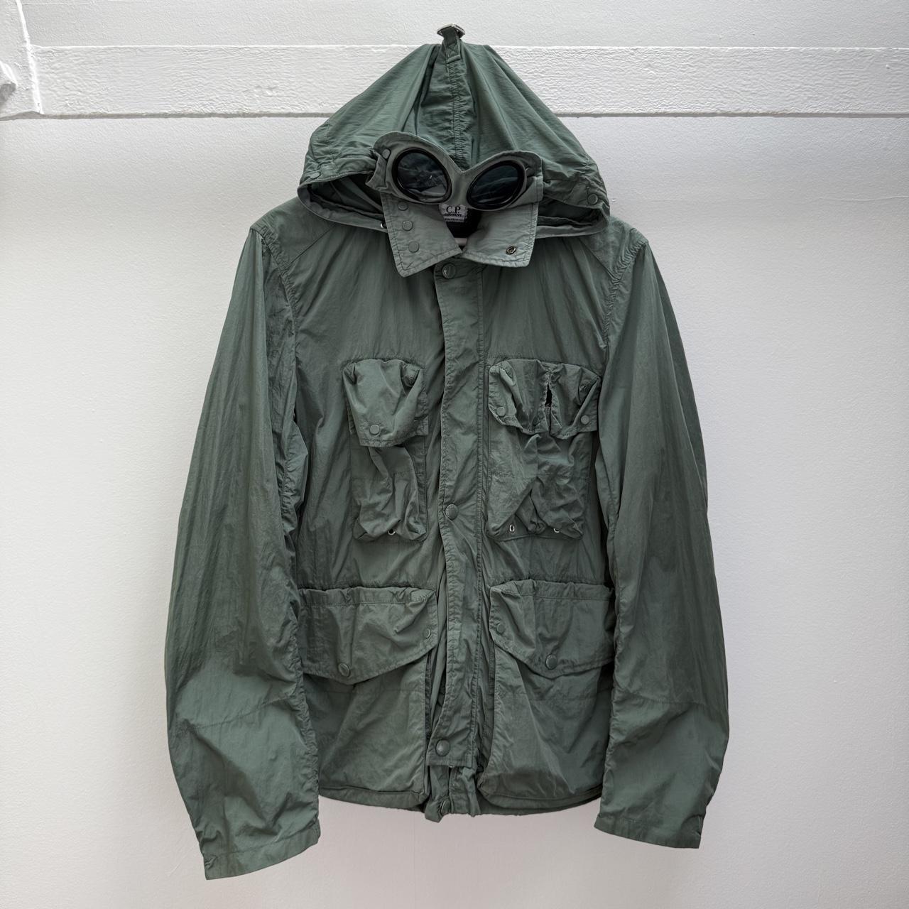 CP Company Multipocket Nylon Goggle Jacket (L) | Large, Green