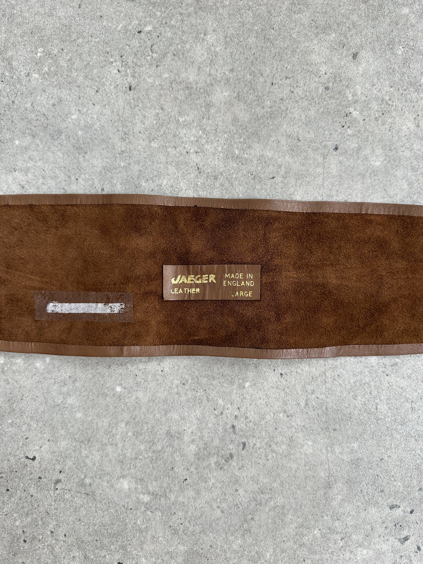 Jaeger 1990s Leather Chunky Wrap Belt - One size