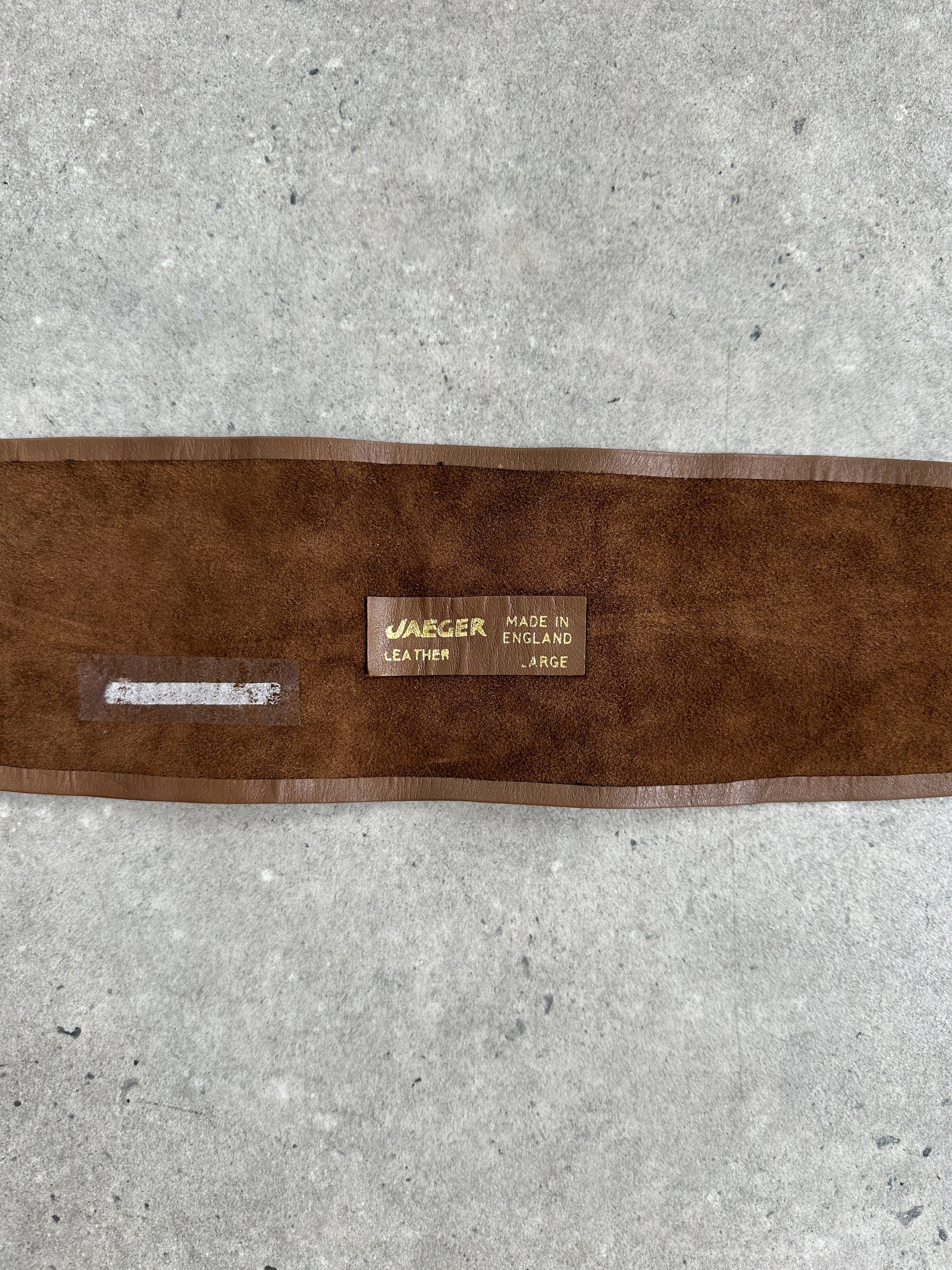 Jaeger 1990s Leather Chunky Wrap Belt - One size
