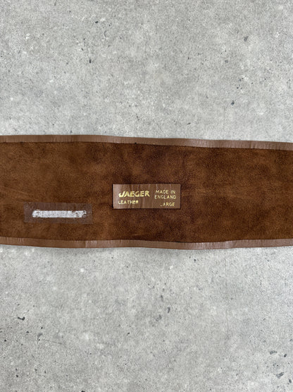 Jaeger 1990s Leather Chunky Wrap Belt - One size