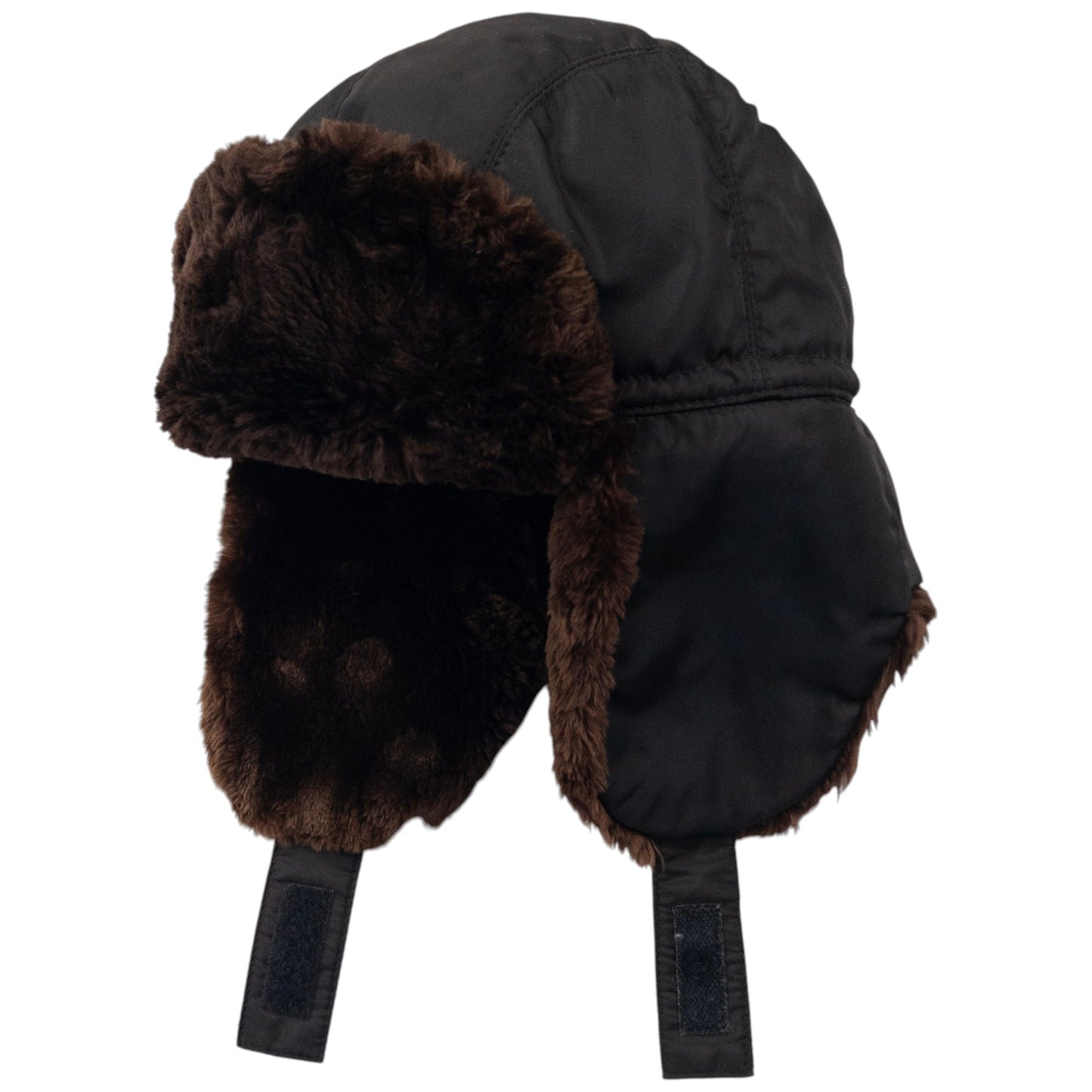 Vintage Prada Fur Lined Trapper Hat Size M