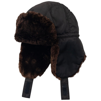 Vintage Prada Fur Lined Trapper Hat Size M