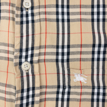 Vintage 2000s Burberry Nova Check Long Sleeve Button Up Shirt Size M | Medium, Multicoloured