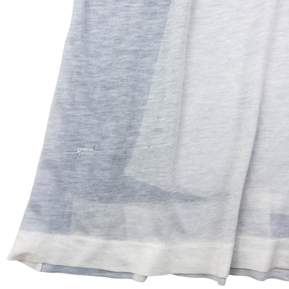 Vintage 90s Yohji Yamamoto Lightweight Print Maxi Dress Womens Size M | Medium, Grey