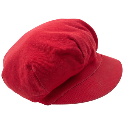 Vintage Burberry Newsboy Hat Size S | O/S, Red