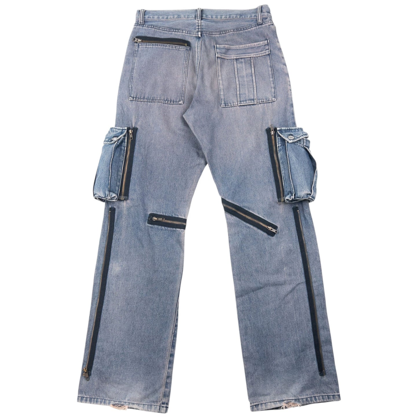 Vintage 2000s PPFM Convertible Zip Denim Jeans Size W32