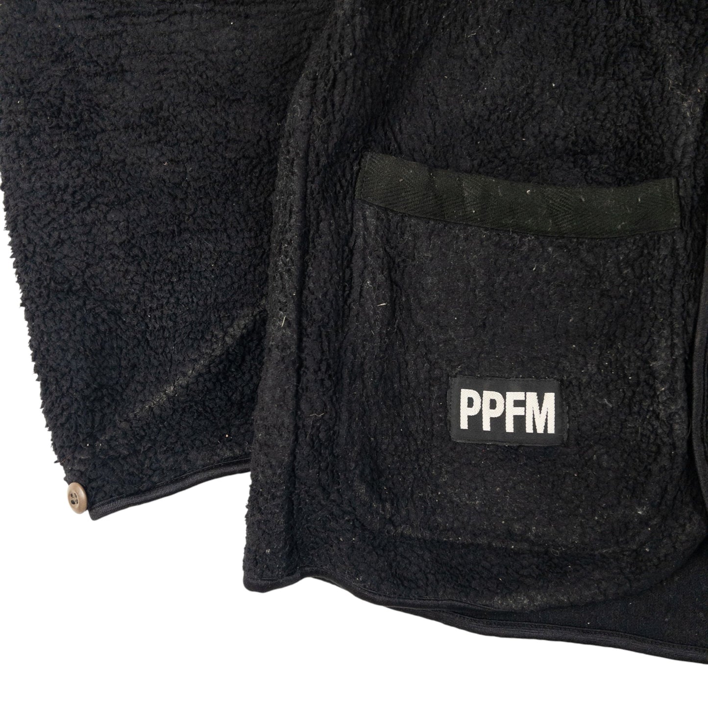 Vintage PPFM Button Up Fleece Jacket Size S