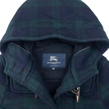 Vintage 2000s Burberry Nova Check Wool Duffle Jacket Womens Size M
