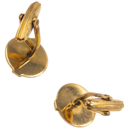Vintage 90s Burberry Embossed Cufflinks | O/S, Black