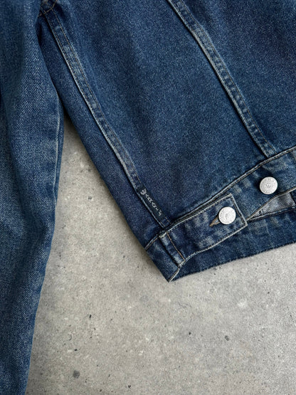 Armani Jeans 1990s Cotton Mid Wash Denim Jacket - S