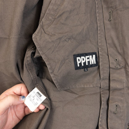 Vintage 2000s PPFM Zip Up Jacket Size M | Medium, Brown
