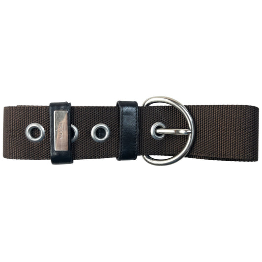 Vintage 2000s Prada Belt Size L | O/S, Brown