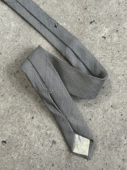 British Vintage 1980s Wool Textured Tie