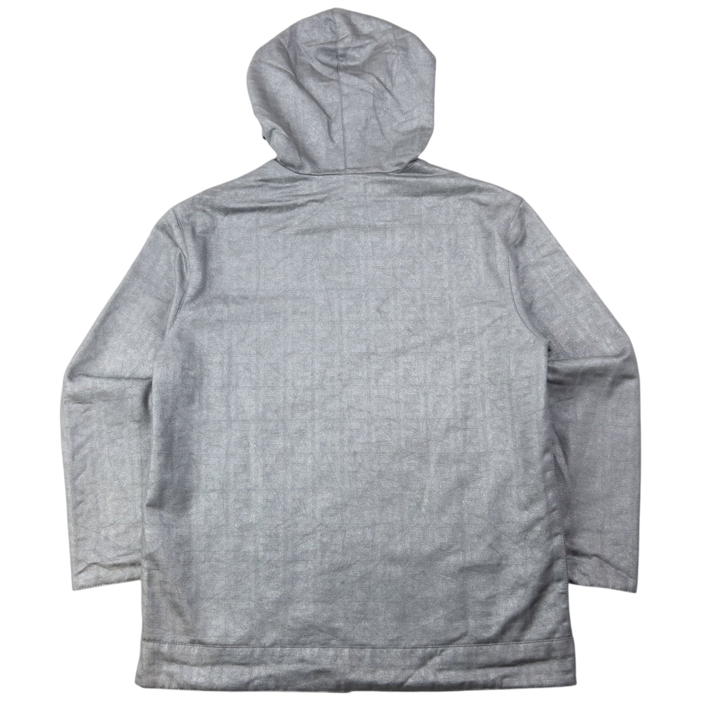 Vintage 90s Fendi Monogram Metallic Reversible Jacket Size M