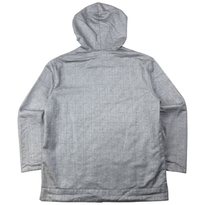 Vintage 90s Fendi Monogram Metallic Reversible Jacket Size M