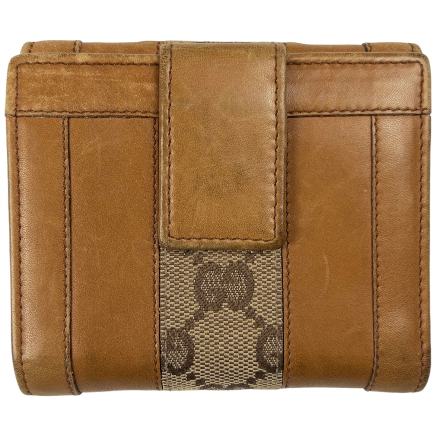 Vintage Gucci Monogram Leather Wallet