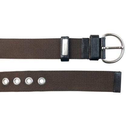 Vintage 2000s Prada Belt Size L | O/S, Brown