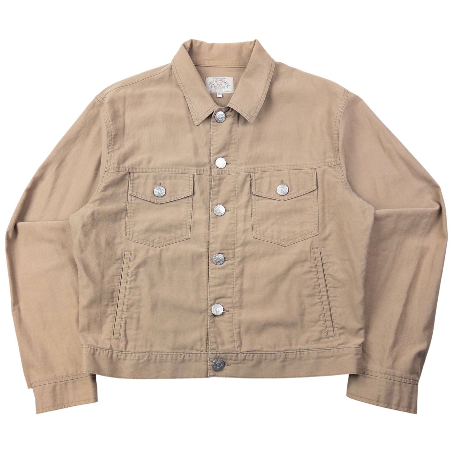 Vintage 90s Armani Jeans Button Up Jacket Size M
