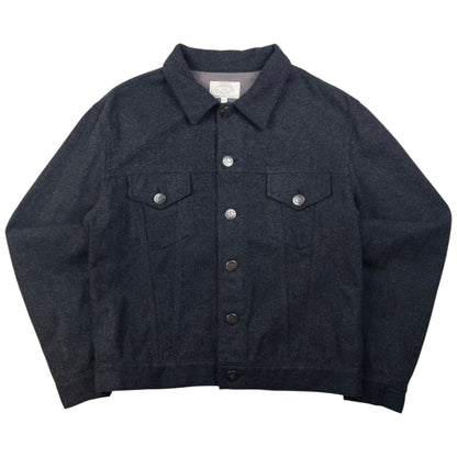 Vintage Armani Jeans Wool Button Up Jacket Size S