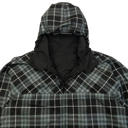 Vintage 2000s Burberry Nova Check Reversible Packable Jacket Size L | Large, Black