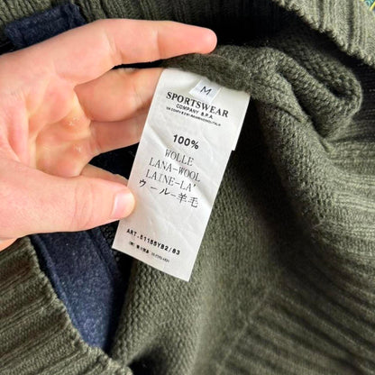 Stone Island Wool Hooded Knit Olive (M) | Medium, Olive