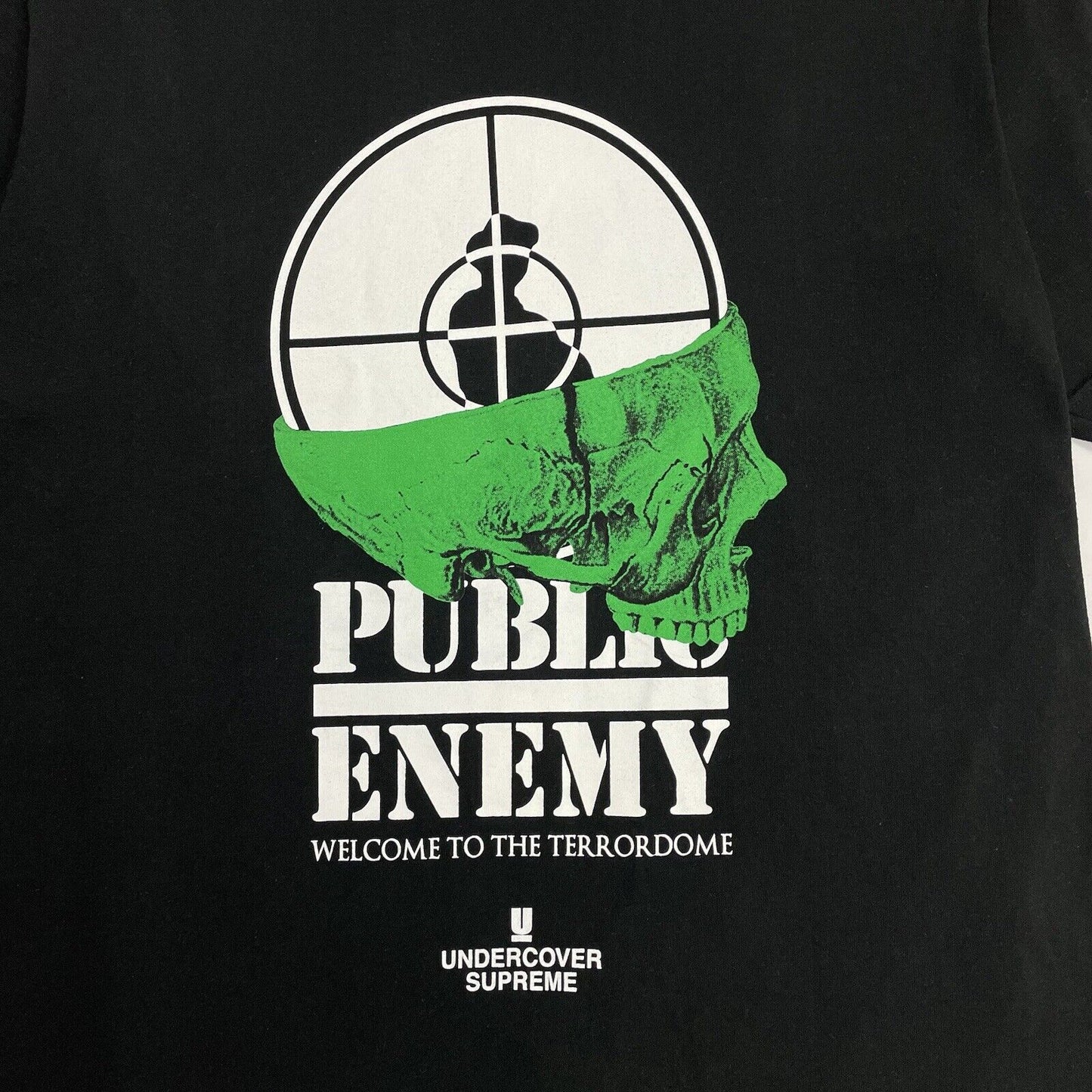 Supreme x Undercover Public Enemy Terrordome T-Shirt, Size Large | Supreme, Black