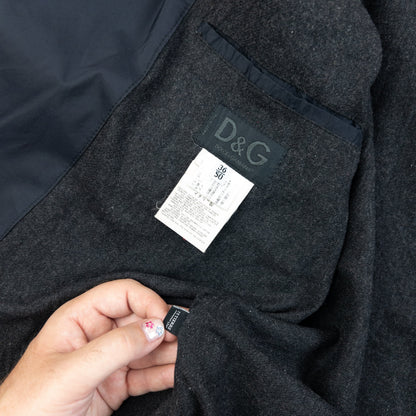 Vintage 2000s Dolce & Gabbana Zip Up Jacket Size XL | XL, Black