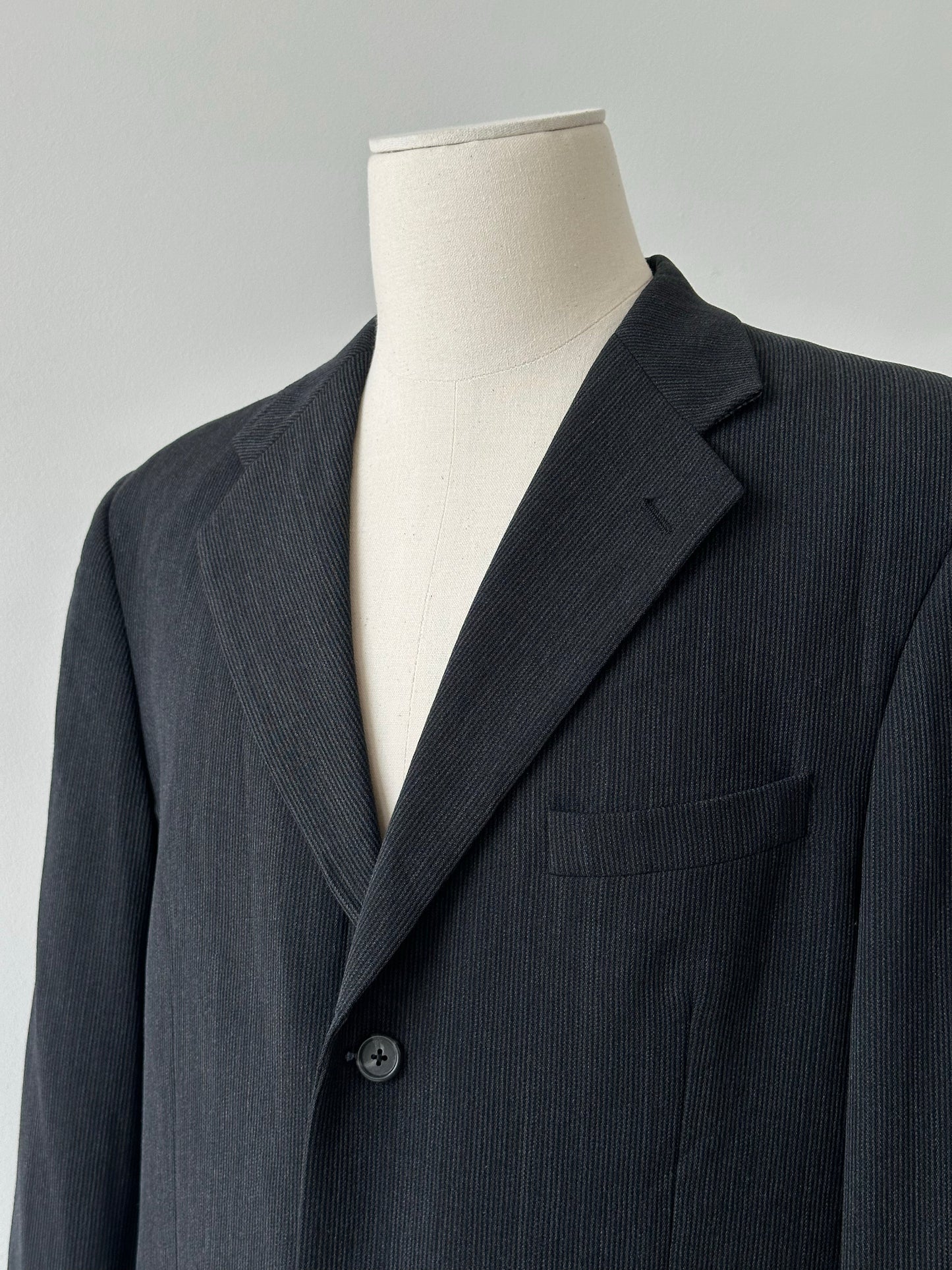 Givenchy Monsieur 1990s Wool Single Breasted Blazer - 44R