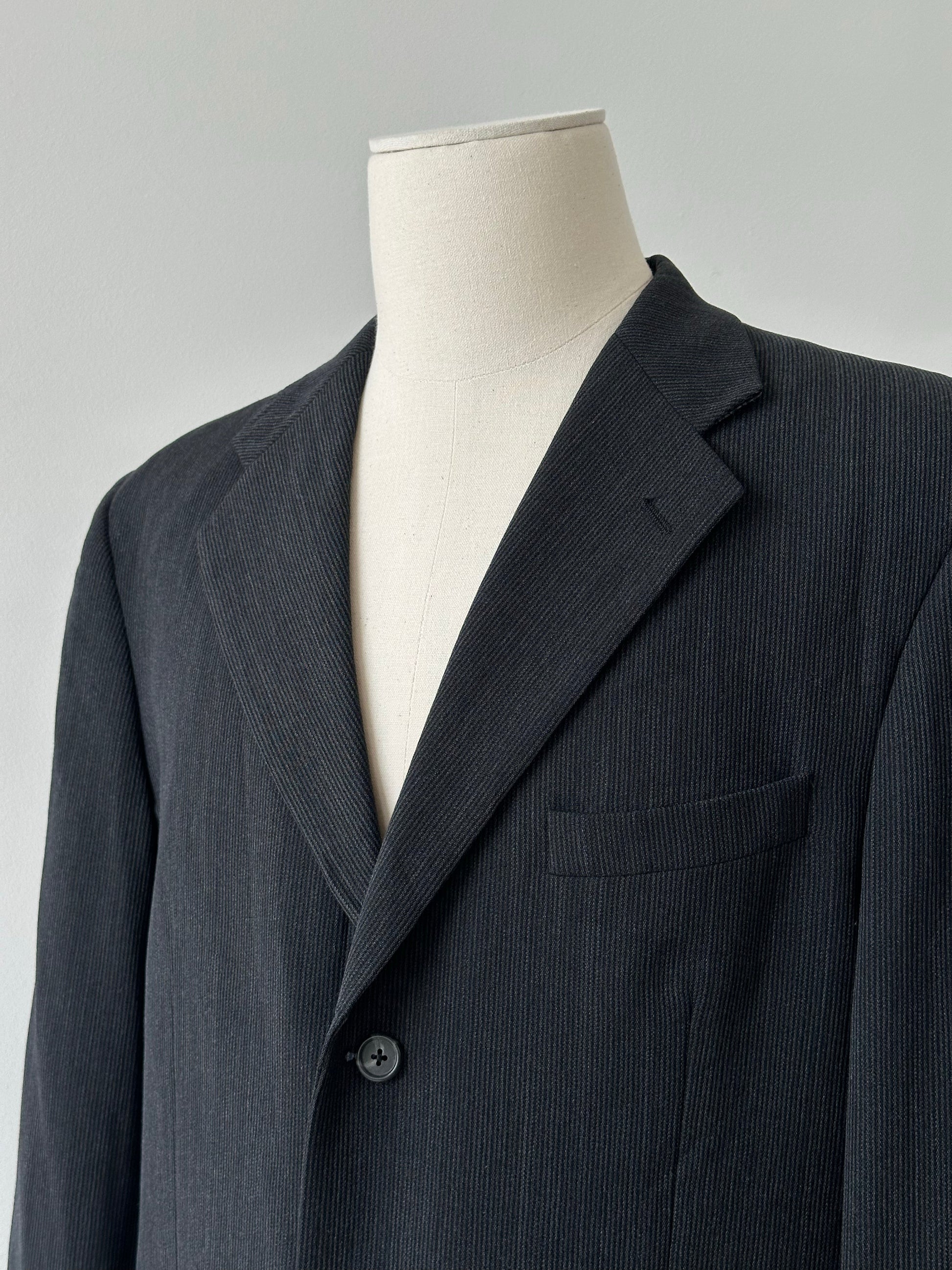 Givenchy Monsieur 1990s Wool Single Breasted Blazer - 44R