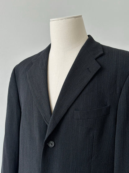 Givenchy Monsieur 1990s Wool Single Breasted Blazer - 44R