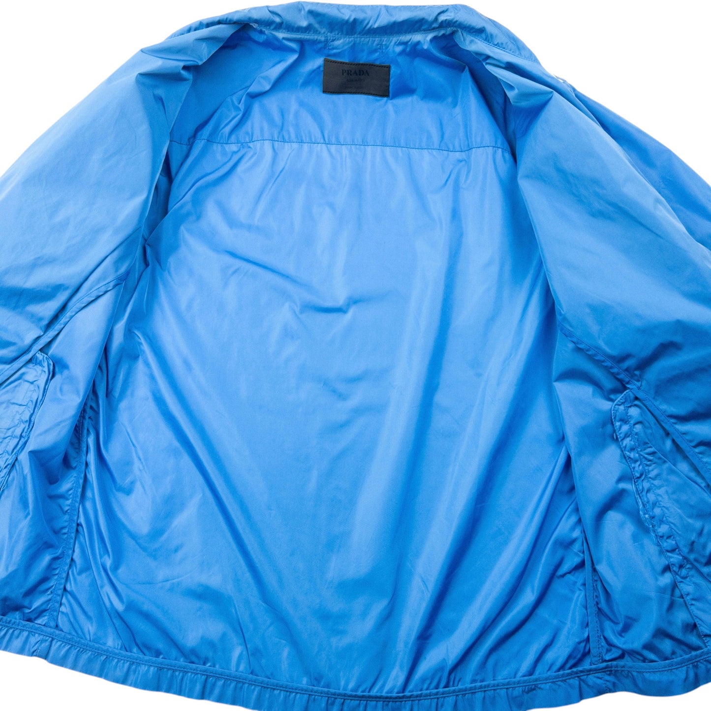 Vintage 2000s Prada Lightweight Zip Up Jacket Size M | Medium, Blue