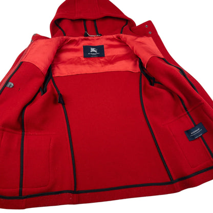 Vintage Burberry Wool Duffle Jacket Womens Size M
