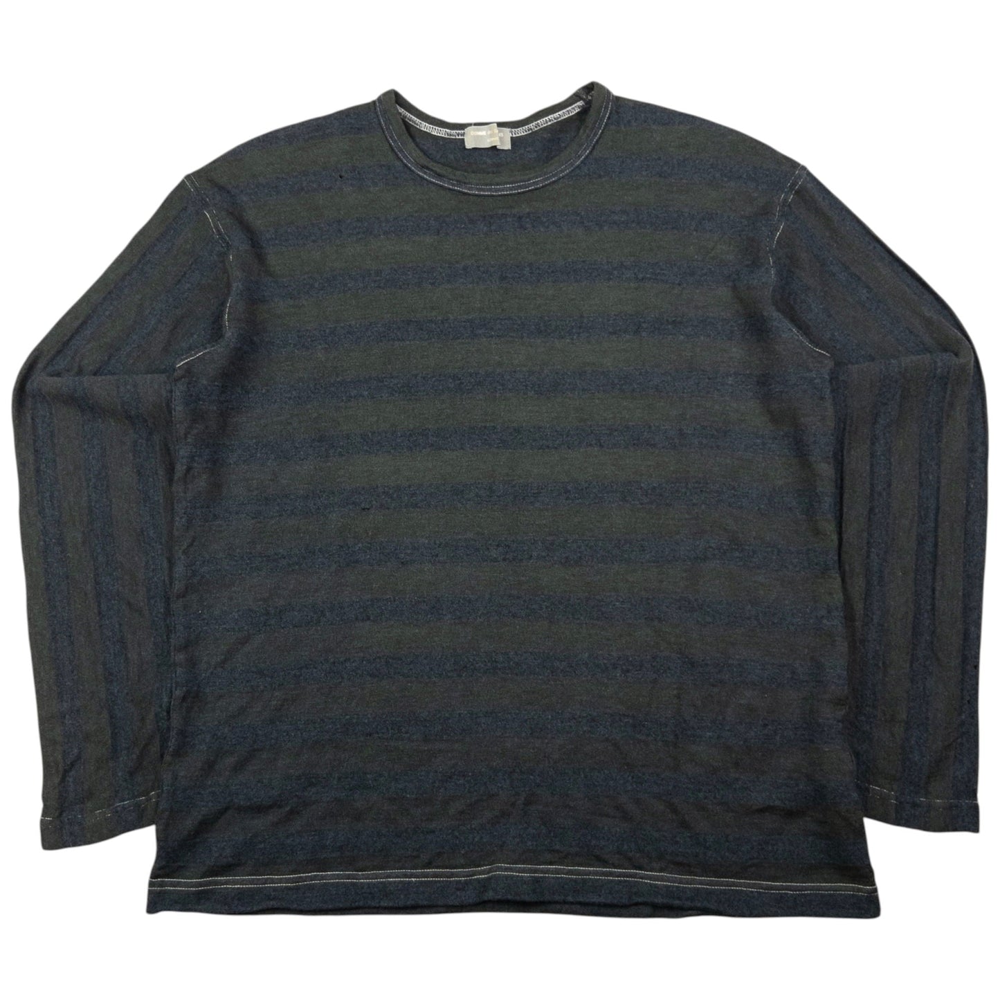 Vintage Comme Des Garçons HOMME Striped Long Sleeve T Shirt Size S