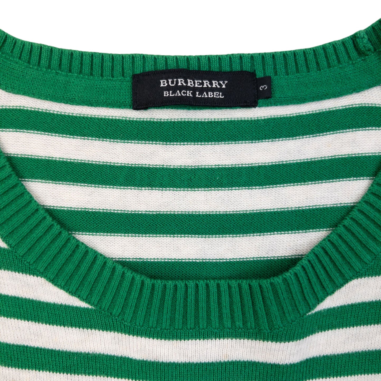 Vintage 2000s Burberry Black Label Striped Jumper Size S | Small, Multicoloured