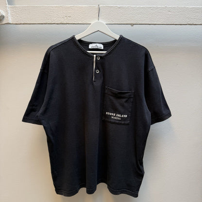 Stone Island Marina Henley T-Shirt (M) | Medium, Blue