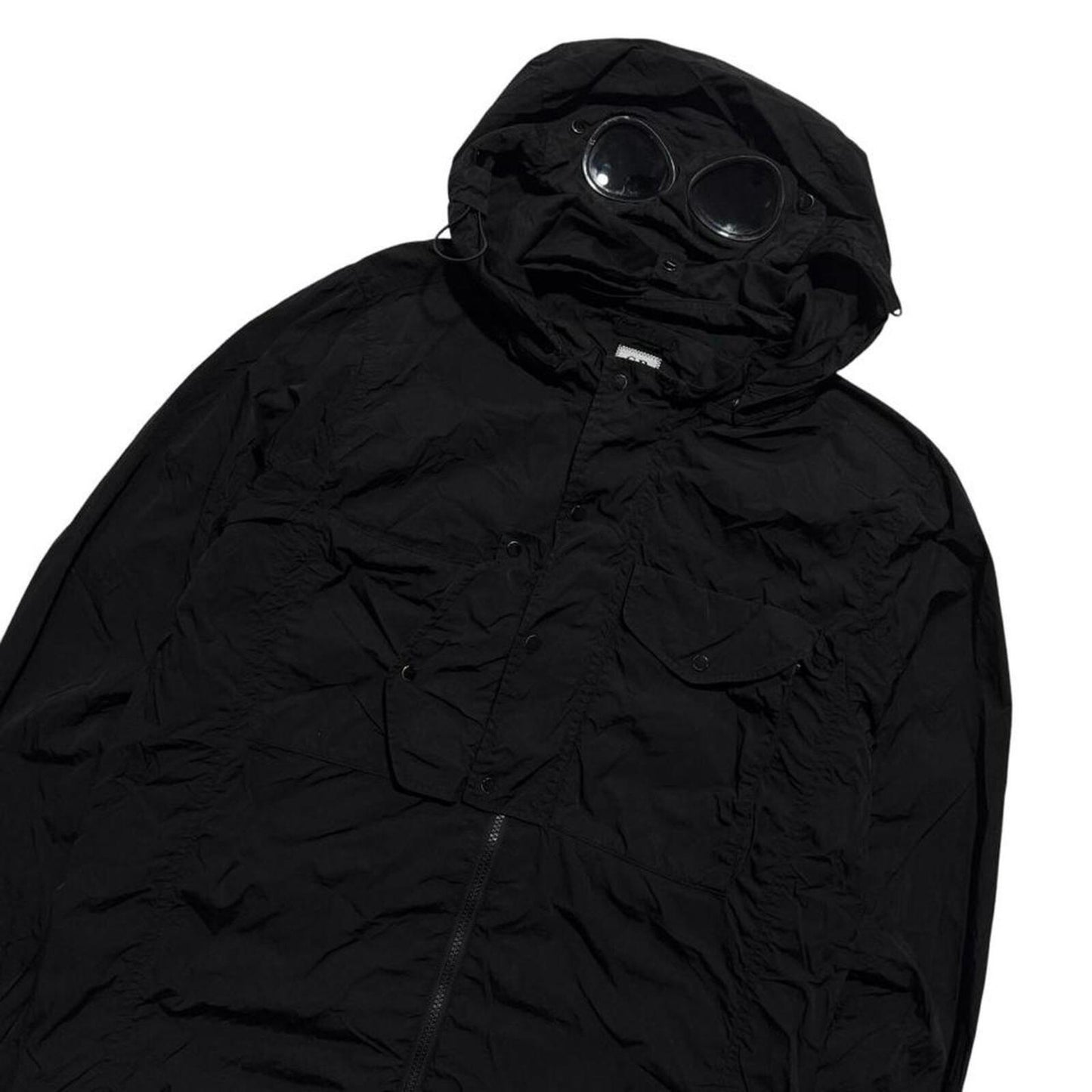 CP Company Chrome-R Nylon Goggle Jacket | Large, Black