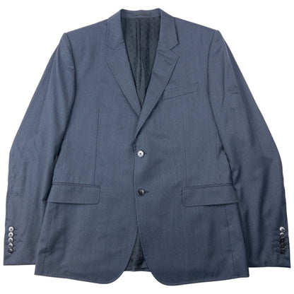 Vintage 2000s Gucci By Tom Ford Striped Jacket & Trousers Suit Set Size XL | XL, Grey