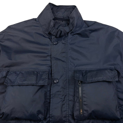 Vintage Armani Jeans Zip Up Cargo Jacket Size