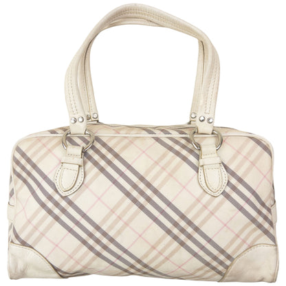 Vintage 2000s Burberry Blue Label Nova Check Handbag | O/S, Blue
