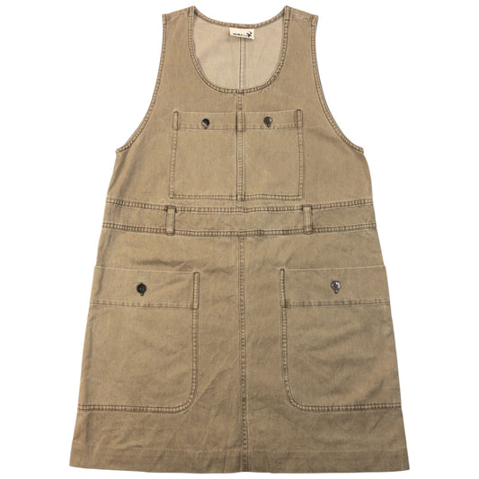 Vintage 90s Hai Sporting Gear By Issey Miyake Utility Dress Womens Size L | Large, Beige